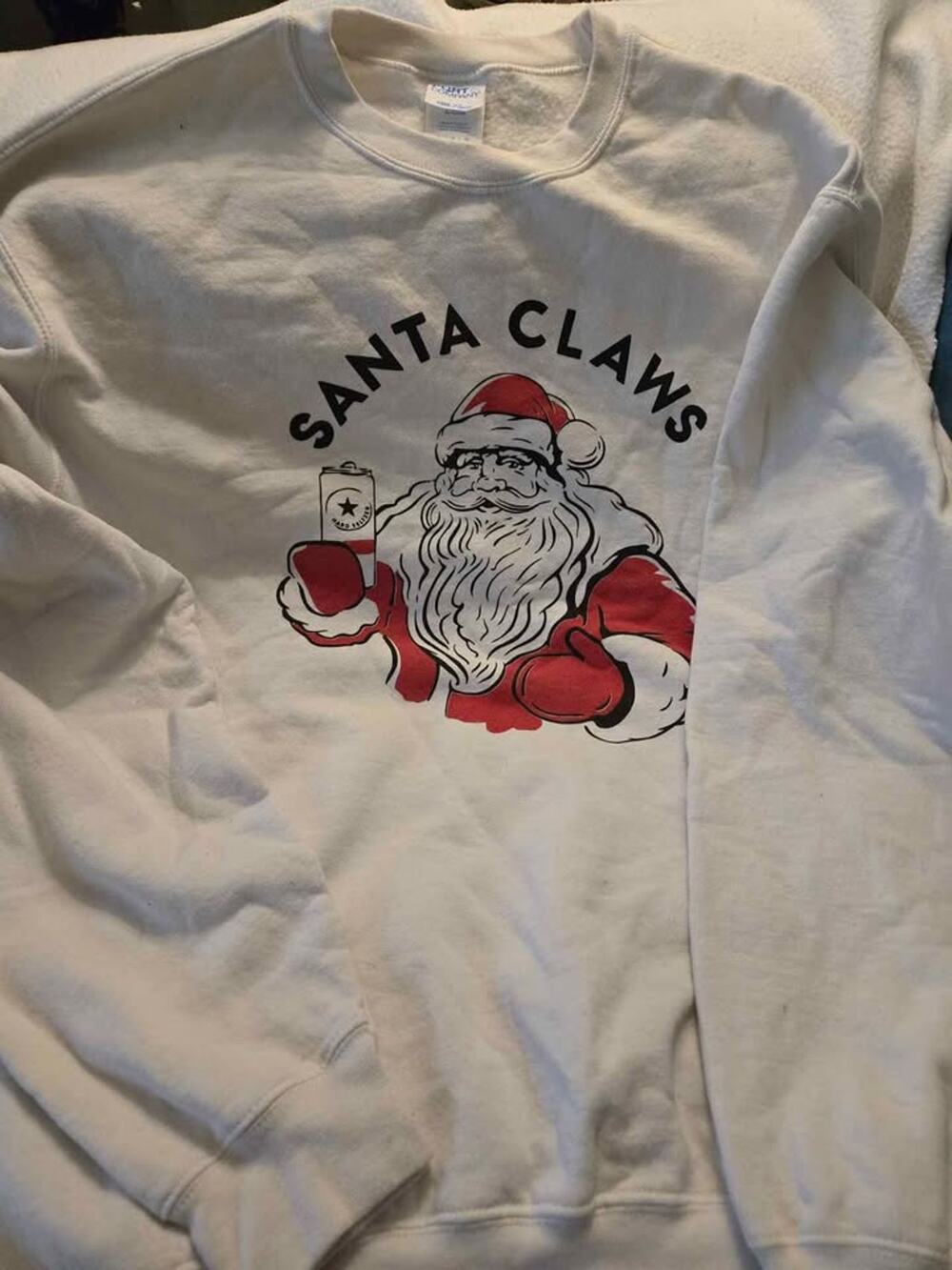 Port & Company Large Santa Claws Parody Sweatshirt